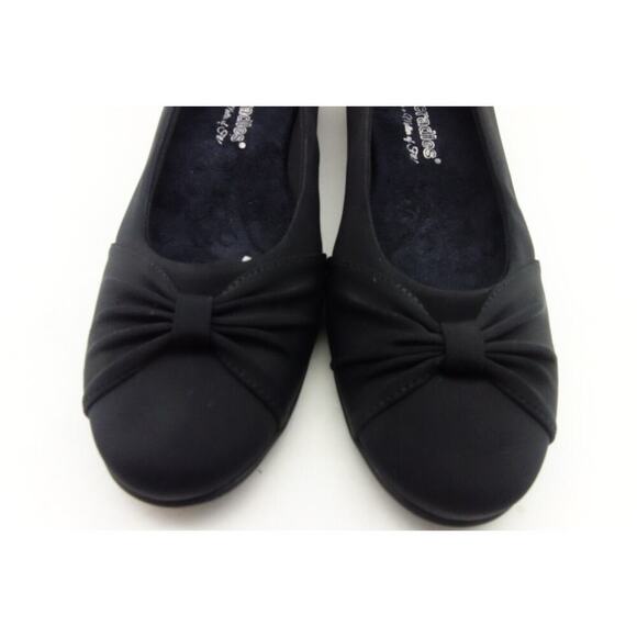 NEW Walking Cradles Fall Black Stretch Ballet Flats Women's 7 Narrow - Picture 6 of 8
